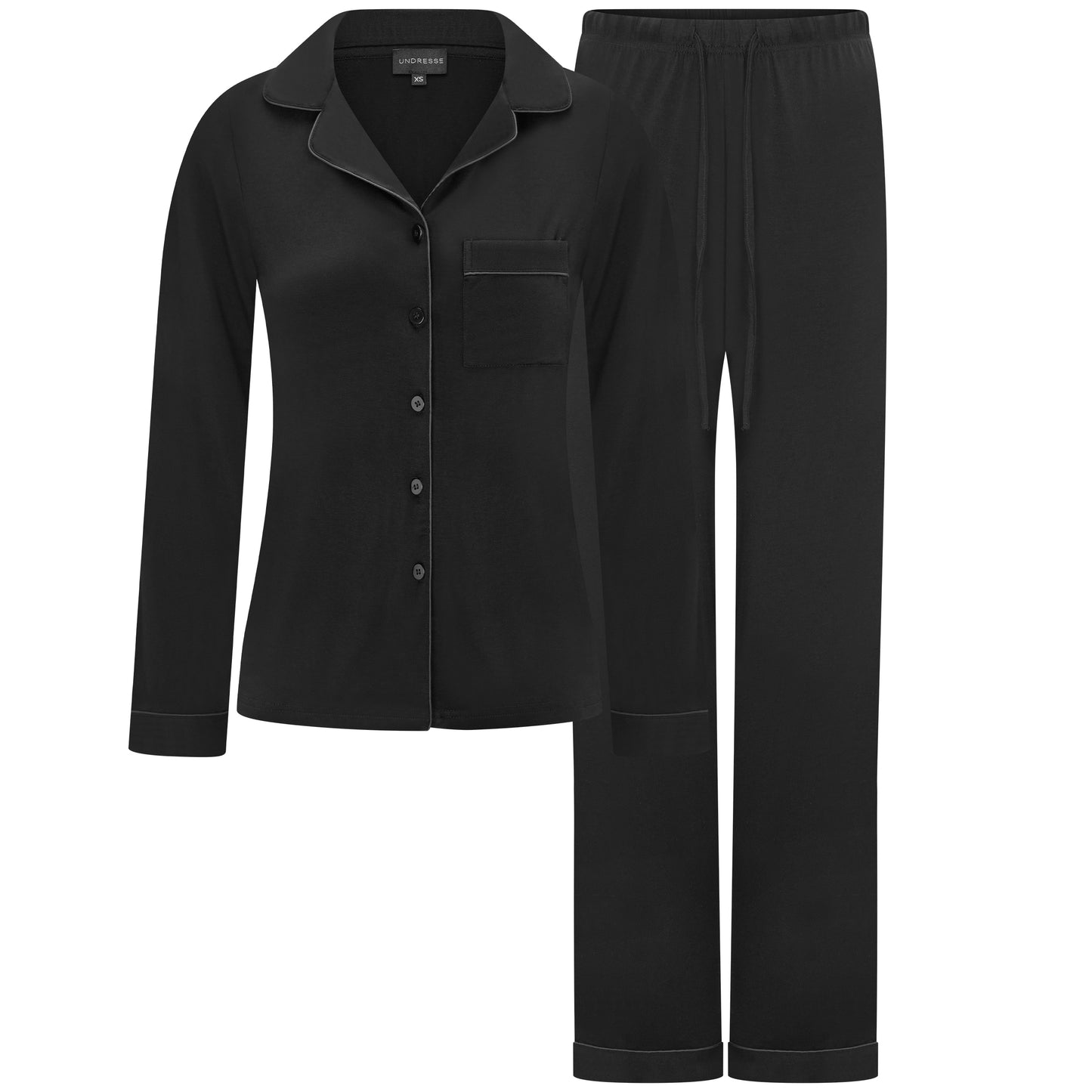 Stretch Pyjama Trouser Set – Luna Noir