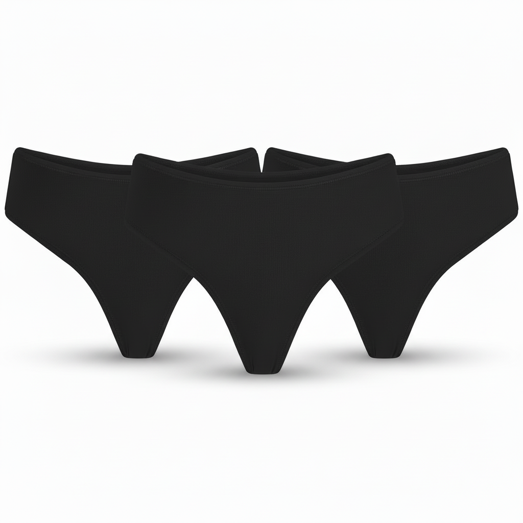 Medium Waist Thong 3 Pack Bundle